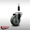 Service Caster 3.5'' SS Gray Poly Wheel Swivel 7/8'' Expanding Stem Caster SCC-SSEX20S3514-PPUB-78 - alternate 2